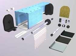 Components del calaix estàndard Cajaislant